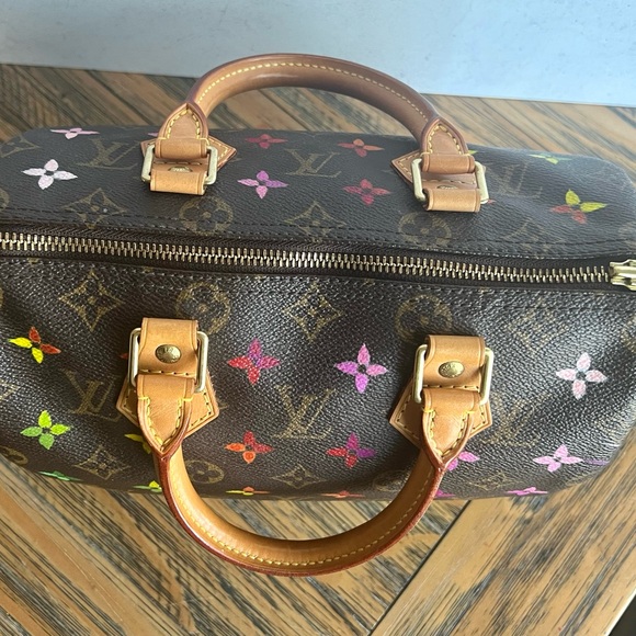 Louis Vuitton speedy 25 Vintage hand painted. - Picture 2 of 13